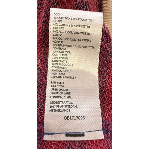 NEW FREE PEOPLE NAUTICAL COMBO CLASSIC STRIPED OVERSIZED CREWNECK SWEATSHIRT L - Picture 9 of 9